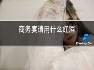 商务宴请用什么红酒