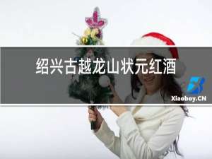 绍兴古越龙山状元红酒