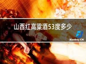 山西红高粱酒53度多少钱一瓶