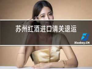 苏州红酒进口清关退运