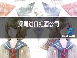 深圳进口红酒公司