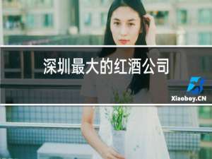 深圳最大的红酒公司