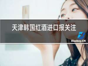 天津韩国红酒进口报关注意事项