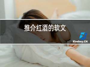推介红酒的软文