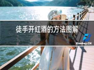 徒手开红酒的方法图解