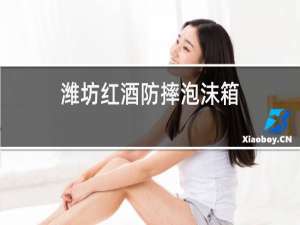 潍坊红酒防摔泡沫箱