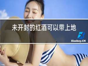 未开封的红酒可以带上地铁吗