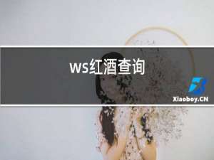 ws红酒查询