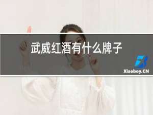 武威红酒有什么牌子
