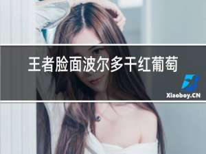 王者脸面波尔多干红葡萄酒