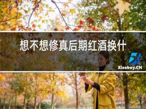 想不想修真后期红酒换什么