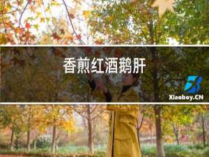 香煎红酒鹅肝