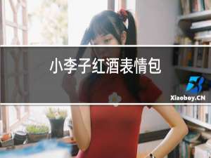 小李子红酒表情包