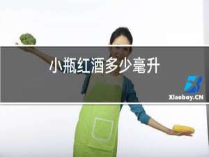 小瓶红酒多少毫升