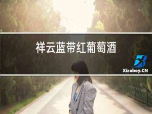 祥云蓝带红葡萄酒