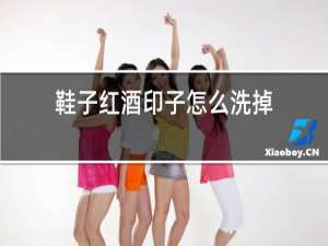 鞋子红酒印子怎么洗掉