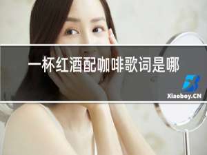 一杯红酒配咖啡歌词是哪首歌