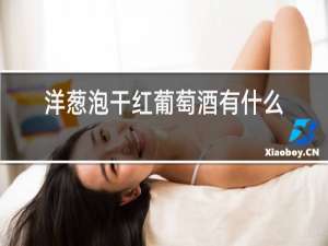 洋葱泡干红葡萄酒有什么功效
