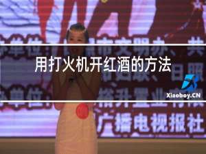 用打火机开红酒的方法