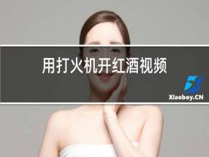 用打火机开红酒视频