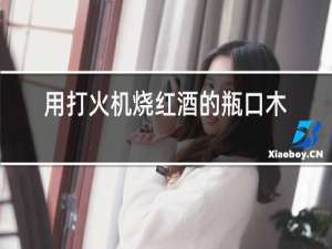 用打火机烧红酒的瓶口木塞能出来吗