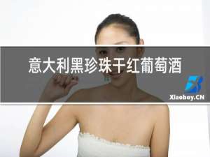 意大利黑珍珠干红葡萄酒