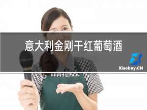 意大利金刚干红葡萄酒