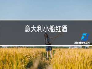 意大利小船红酒