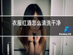 衣服红酒怎么清洗干净