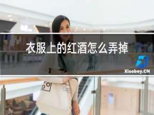 衣服上的红酒怎么弄掉