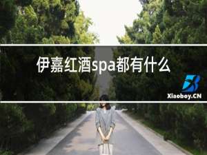 伊嘉红酒spa都有什么项目