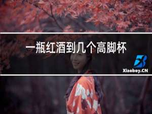 一瓶红酒到几个高脚杯