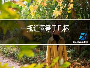 一瓶红酒等于几杯