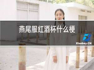 燕尾服红酒杯什么梗