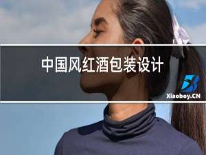 中国风红酒包装设计