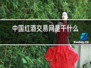 中国红酒交易网是干什么的
