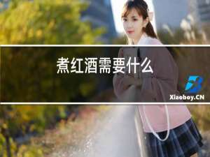 煮红酒需要什么