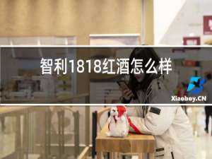智利1818红酒怎么样