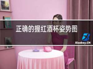 正确的握红酒杯姿势图