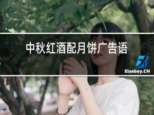 中秋红酒配月饼广告语