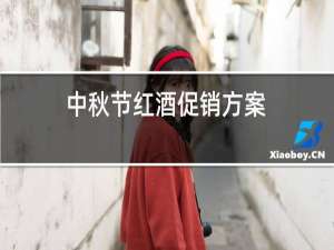 中秋节红酒促销方案