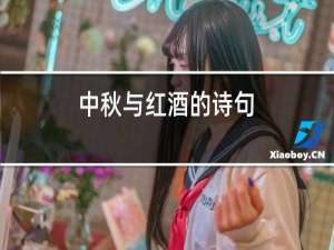 中秋与红酒的诗句