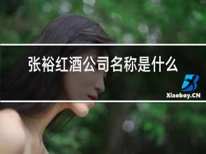 张裕红酒公司名称是什么