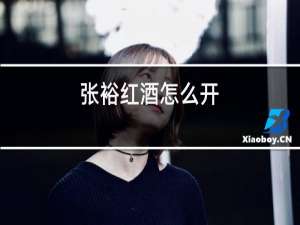 张裕红酒怎么开
