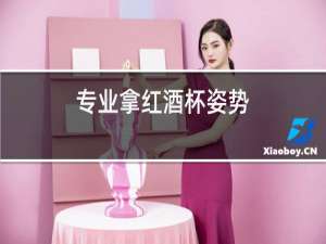 专业拿红酒杯姿势