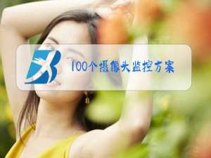 100个摄像头监控方案