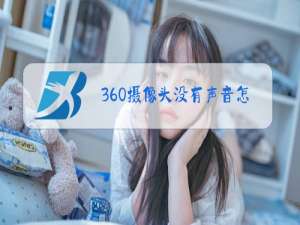 360摄像头没有声音怎么办