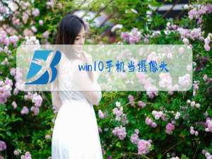 win10手机当摄像头