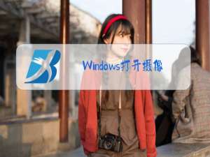 Windows打开摄像头