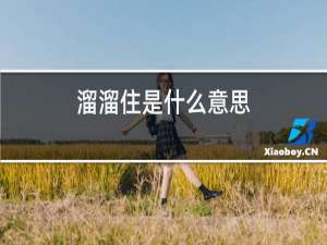 溜溜住是什么意思